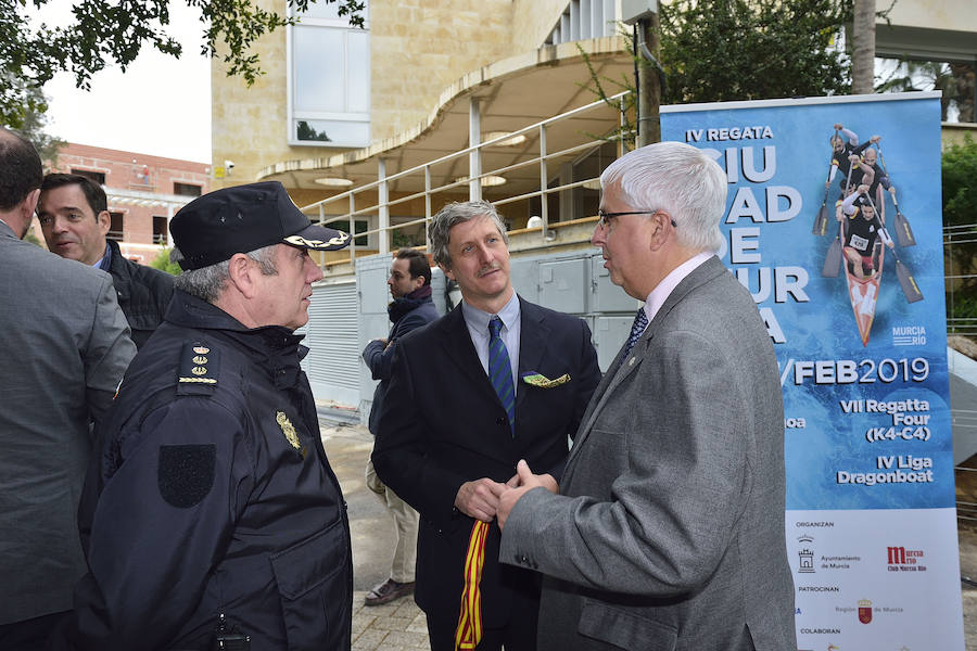 La IV Regata Ciudad de Murcia contará con más de 700 deportistas que competirán en pruebas de barcos dragón, relevos, K1, C1, K4 y C4