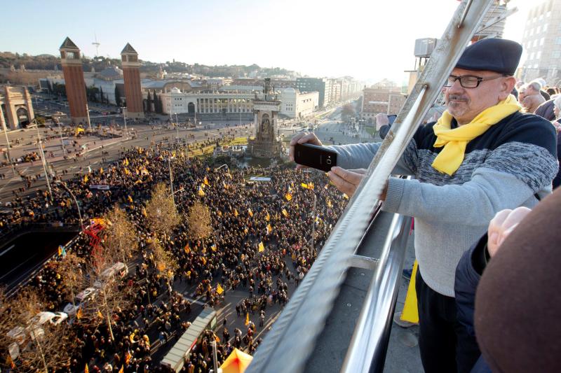 Fotos: La manifestación contra el juicio del &#039;procés&#039;, en imágenes