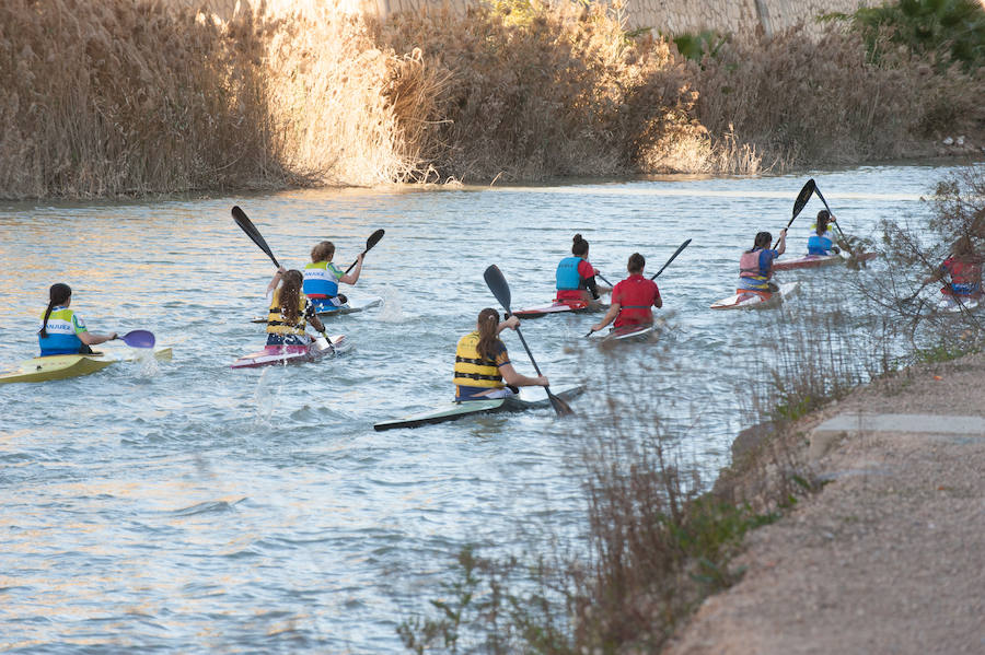 La Regata Ciudad de Murcia rompe su techo con setecientos palistas, barcos dragón y participantes de prestigio.