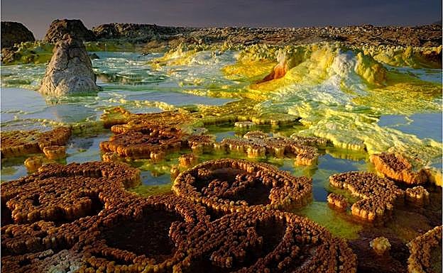 Los manantiales de colores