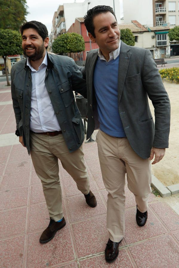 El secretario general del PP, Teodoro García Egea, cerró el acto que reunió a los jóvenes del partido en Murcia