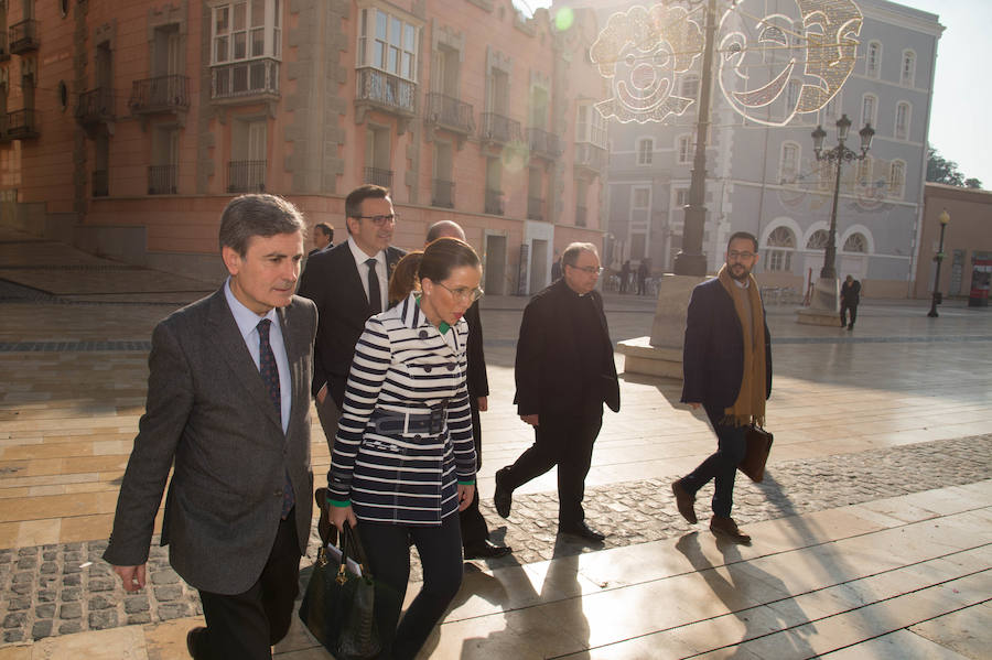 El secretario de Estado de Infraestructuras califica las palabras de López Miras como «una mentira muy grande»