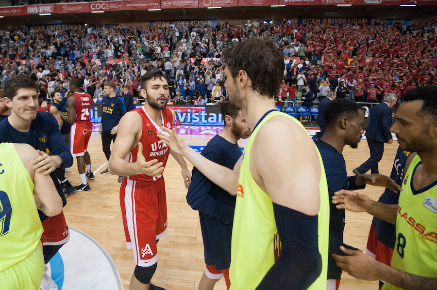 Los de Sito Alonso gana al campeón de la Copa del Rey por un punto en el Palacio de los Deportes