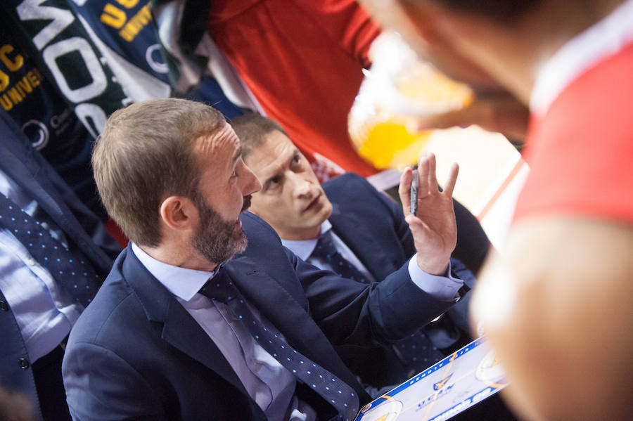 Los de Sito Alonso gana al campeón de la Copa del Rey por un punto en el Palacio de los Deportes