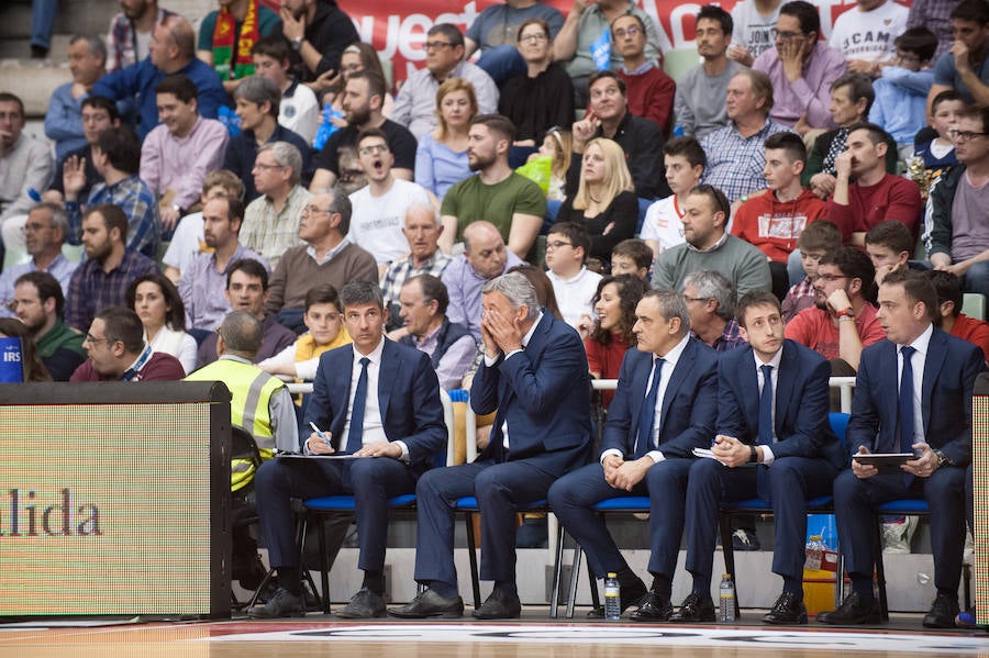 Los de Sito Alonso gana al campeón de la Copa del Rey por un punto en el Palacio de los Deportes