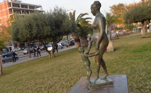 Una de las nuevas piezas del parque escultórico Antonio Campillo.