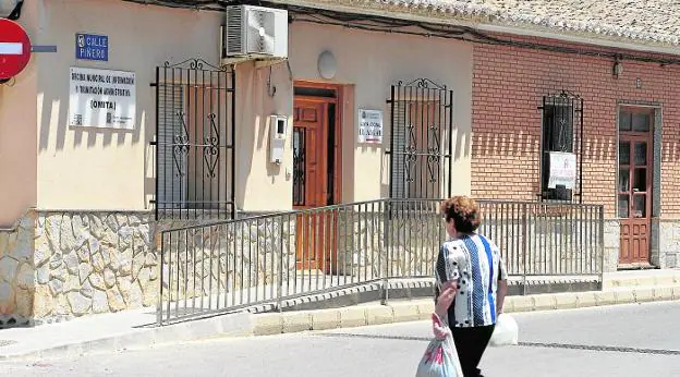 Oficina de tramitación municipal de El Algar, en una imagen de archivo. 