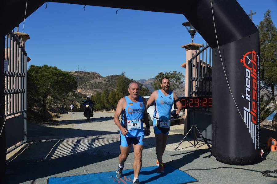 El atleta del Club Triatlón Cartagena completa la prueba en 19:26 minutos, por los 26:04 de la corredora del Cartagena Trail