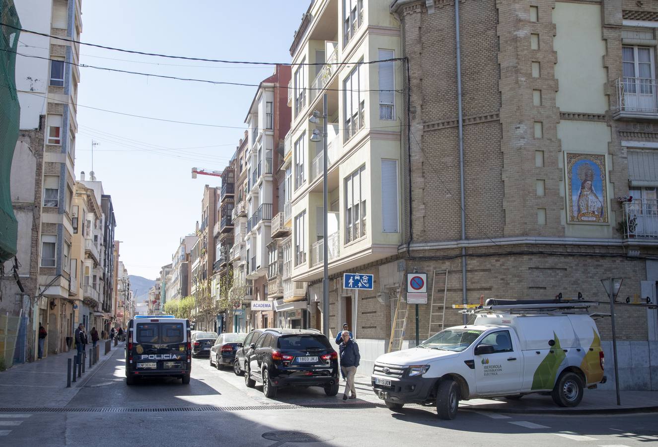 El Ayuntamiento de Cartagena, Hacienda y la Policía Nacional se coordinan para evitar problemas durante el desahucio