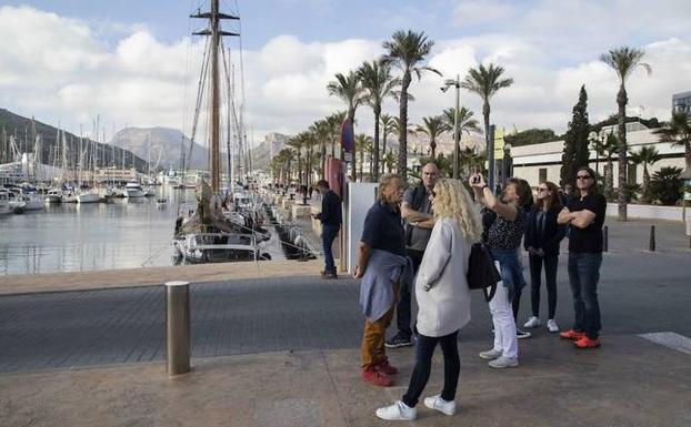 Turistas en Cartagena, en una imagen de archivo. 