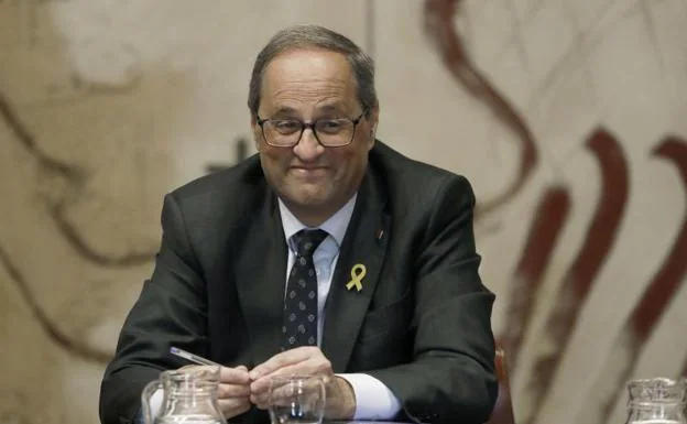 El presidente de la Generalitat, Quim Torra. 