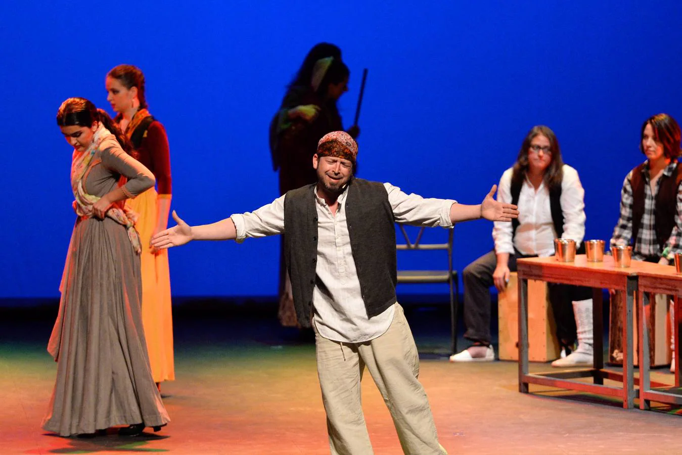 El Auditorio Víctor Villegas acogió el estreno del primer musical dedicado a la figura del imaginero barroco Francisco Salzill