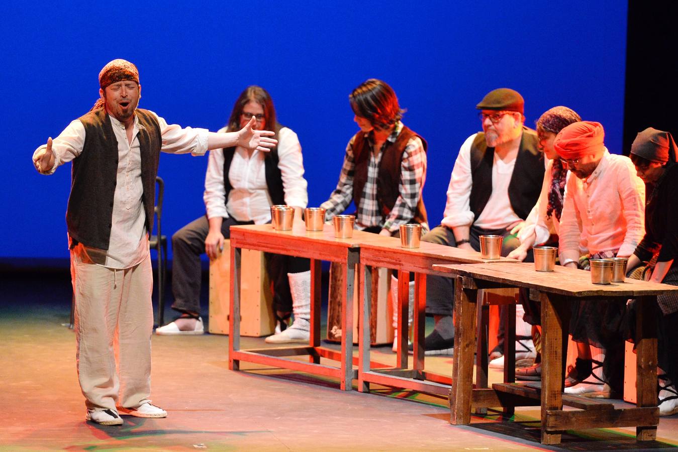 El Auditorio Víctor Villegas acogió el estreno del primer musical dedicado a la figura del imaginero barroco Francisco Salzill