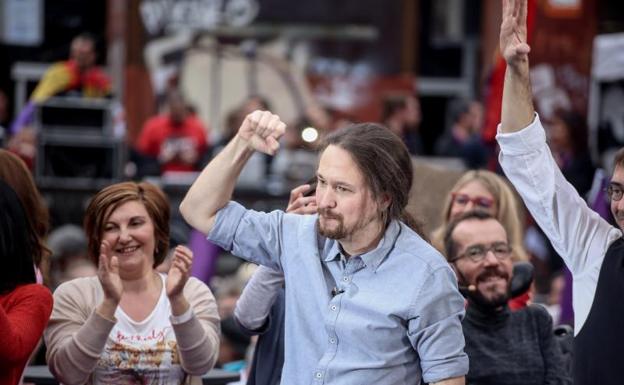 Pablo Iglesias, en su regreso a la política activa. 