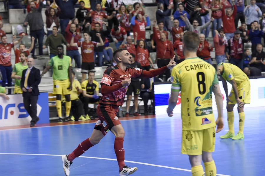 Los murcianos acumulan 18 partidos sin perder mientras que los jienenses ven como se termina su buena dinámica de cuatro encuentros consecutivos haciéndose con el triunfo