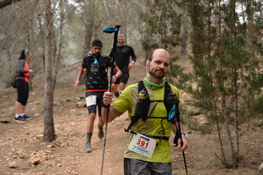 El corredor marroquí asentado en la Region es el más rápido en la prueba de trail running, seguido por el catalán Andreu Simón y el cántabro Borja Fernández