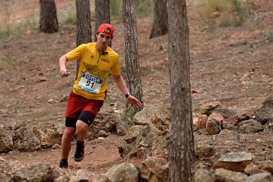 El corredor marroquí asentado en la Region es el más rápido en la prueba de trail running, seguido por el catalán Andreu Simón y el cántabro Borja Fernández