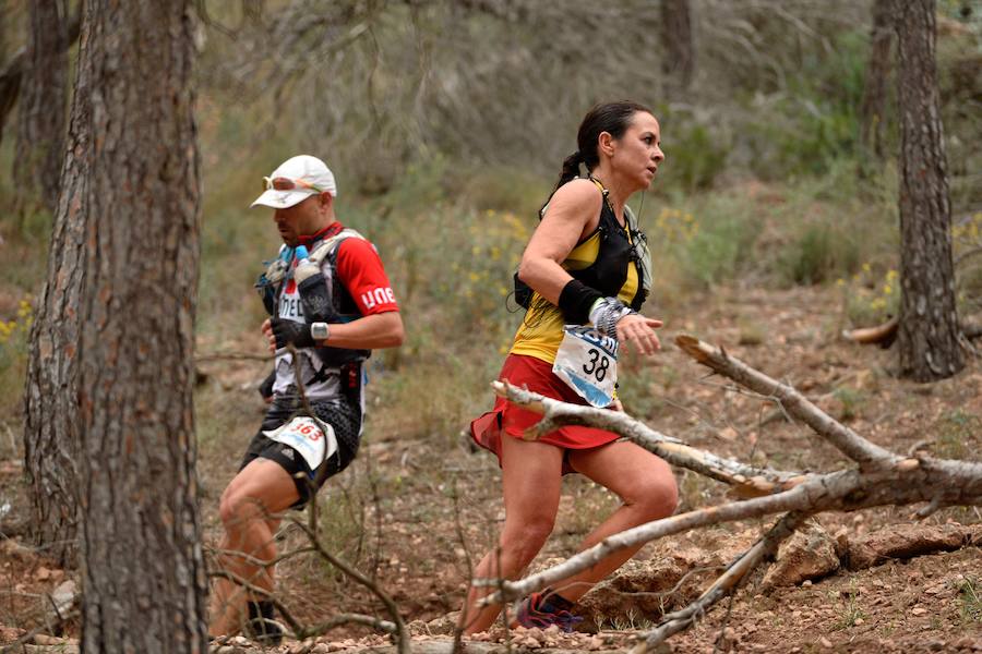 El corredor marroquí asentado en la Region es el más rápido en la prueba de trail running, seguido por el catalán Andreu Simón y el cántabro Borja Fernández