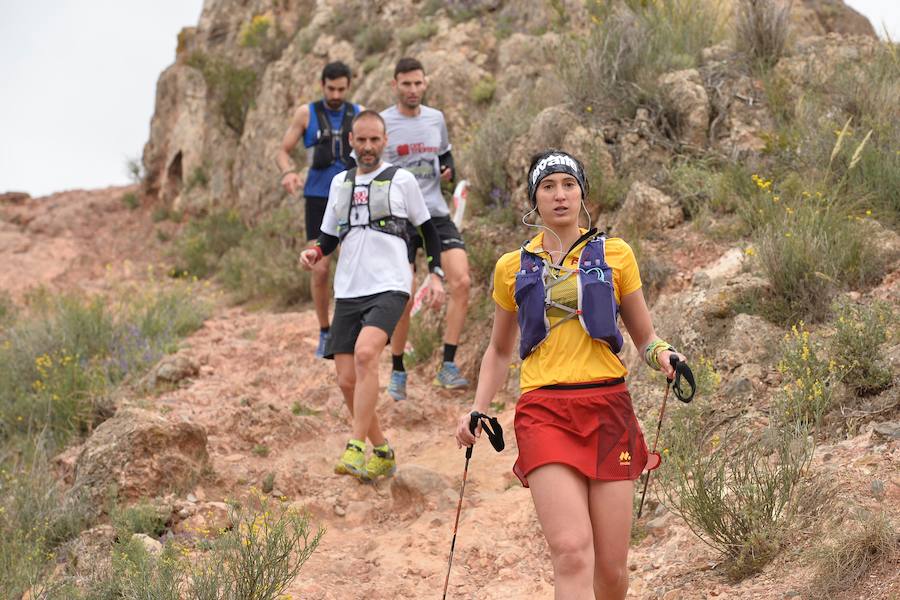 El corredor marroquí asentado en la Region es el más rápido en la prueba de trail running, seguido por el catalán Andreu Simón y el cántabro Borja Fernández