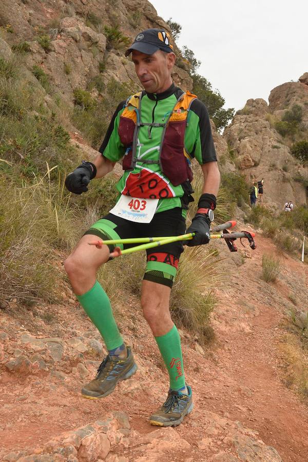 El corredor marroquí asentado en la Region es el más rápido en la prueba de trail running, seguido por el catalán Andreu Simón y el cántabro Borja Fernández