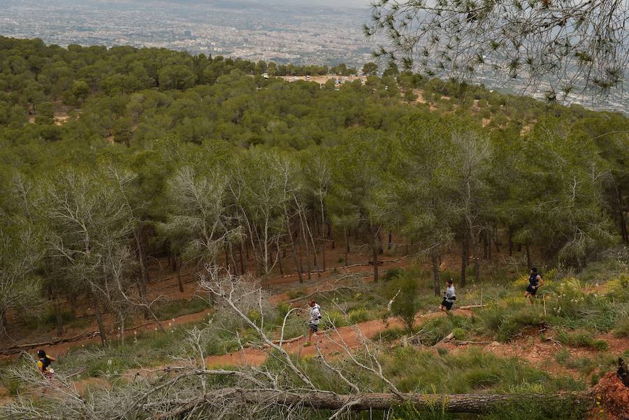 El corredor marroquí asentado en la Region es el más rápido en la prueba de trail running, seguido por el catalán Andreu Simón y el cántabro Borja Fernández