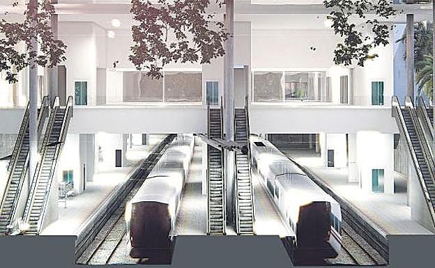 Así quedará la terminal del Carmen en el interior de la estación. 