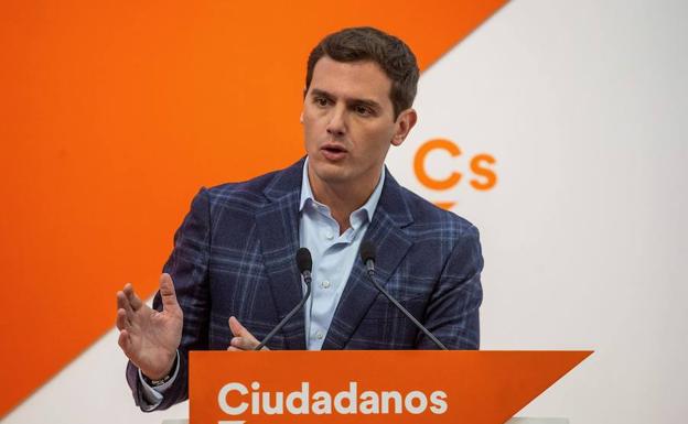 El líder de Ciudadanos y candidato a la Presidencia del Gobierno, Albert Rivera.