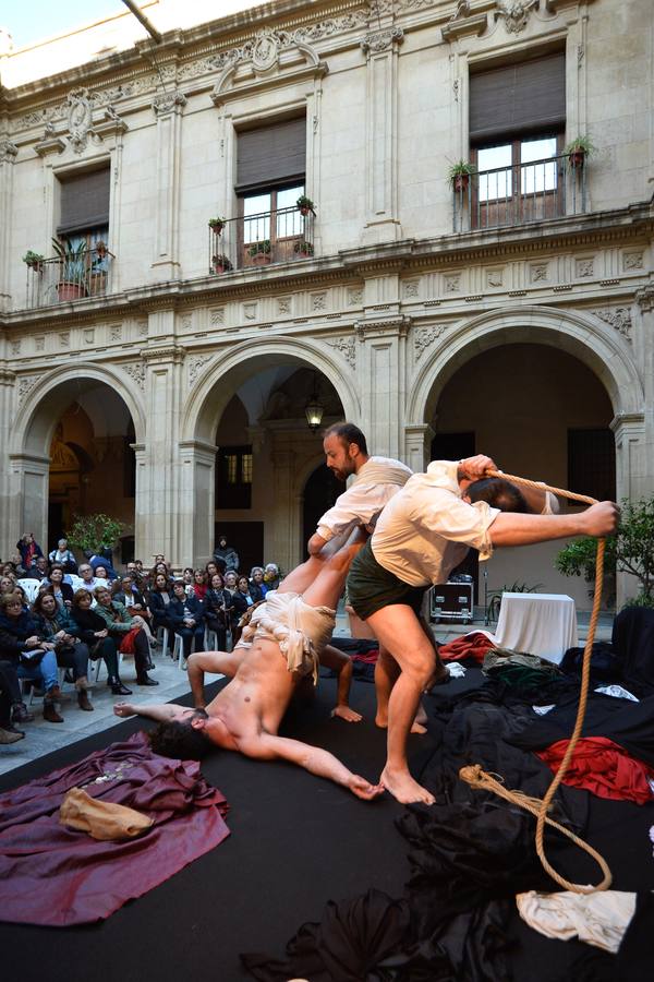El espectáculo teatral 'La Conversione di Cavallo' permite recrear 23 cuadros del célebre pintor a cargo de la compañía Ludovica