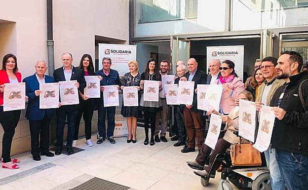 Presentación de la campaña informativa de la 'X Solidaria'.