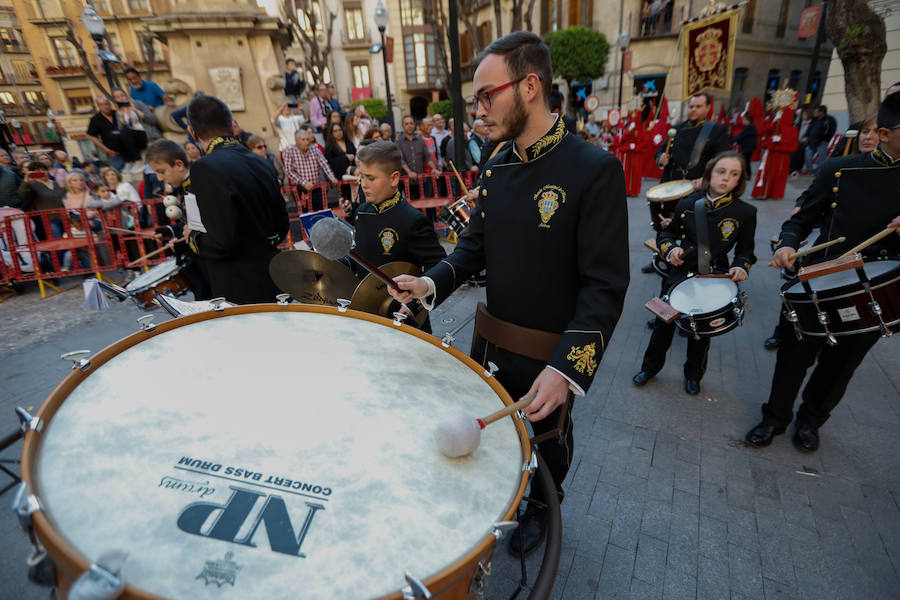 El cortejo devuelve a las calles más nazarenas de Murcia la devoción por el rigor y las tradiciones huertanas