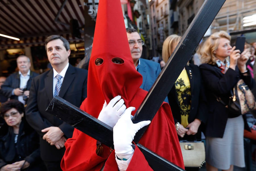 El cortejo devuelve a las calles más nazarenas de Murcia la devoción por el rigor y las tradiciones huertanas