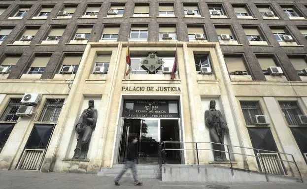 Imagen del Palacio de Justicia de Murcia.
