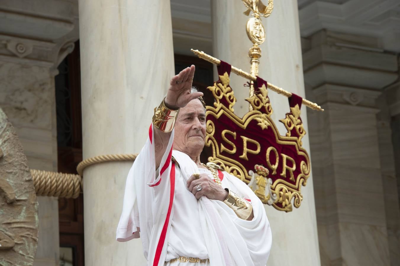 Actores de la Escuela Municipal de Teatro, coordinados por su director, Alfredo Sánchez, pusieron sobre las tablas este drama del Cristianismo.