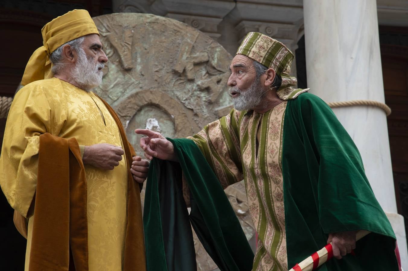 Actores de la Escuela Municipal de Teatro, coordinados por su director, Alfredo Sánchez, pusieron sobre las tablas este drama del Cristianismo.