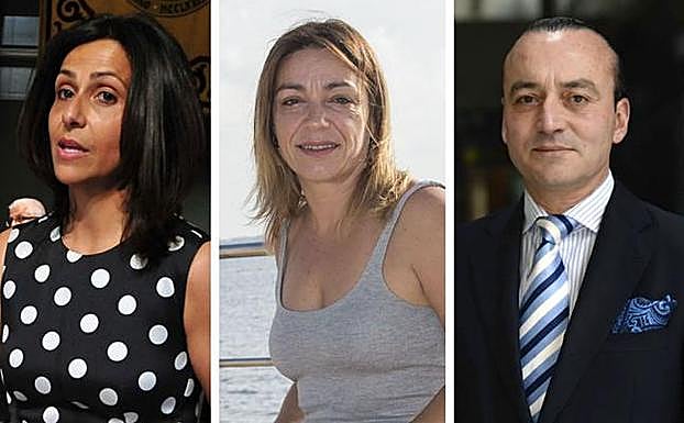 Cristina Sánchez López, Sonia Ruiz y Ramón Sánchez-Parra.