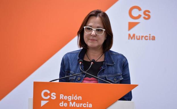 La candidata de Ciudadanos a la Presidencia de la Comundad, Isabel Franco, en una imagen de archivo.