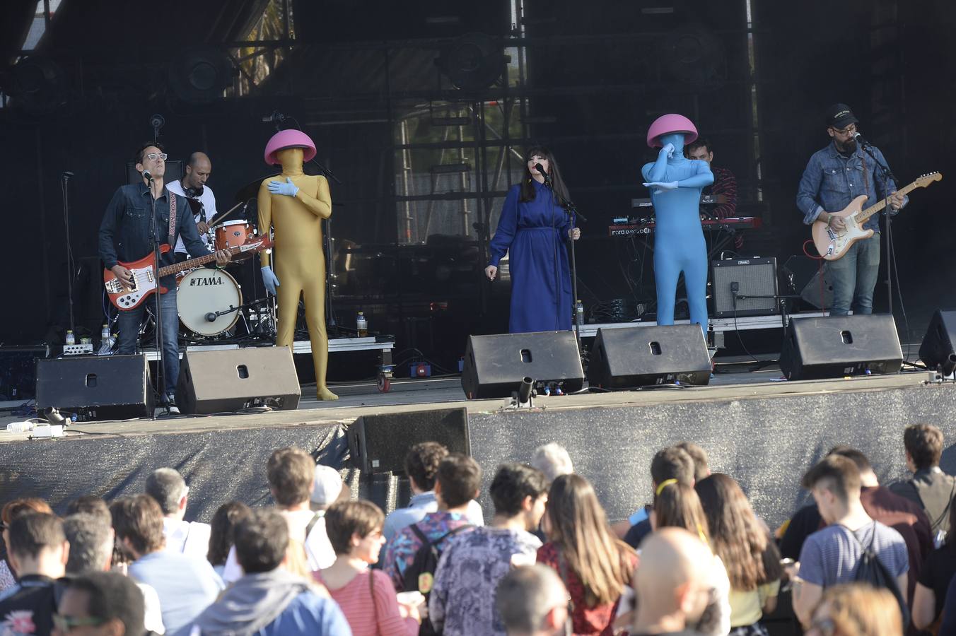 La cantante ofreció uno de los conciertos con más exito de la noche del sábado