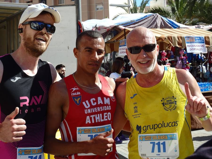 El atleta del Filippedes Moratalla se lleva la IV Carrera Solidaria Down con un tiempo de 30:46 minutos, por los 44:45 para la ganadora femenina