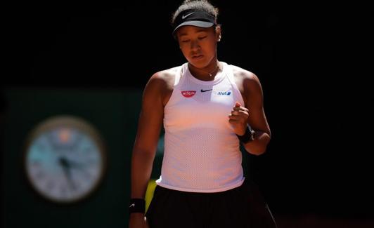 Naomi Osaka, durante el partido ante Belinda Bencic. 