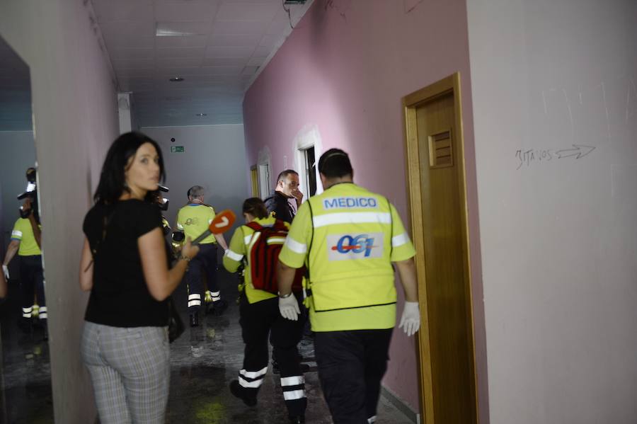 El fuego se originó en un cuadro de contadores presuntamente manipulado para disponer de electricidad de forma ilegal