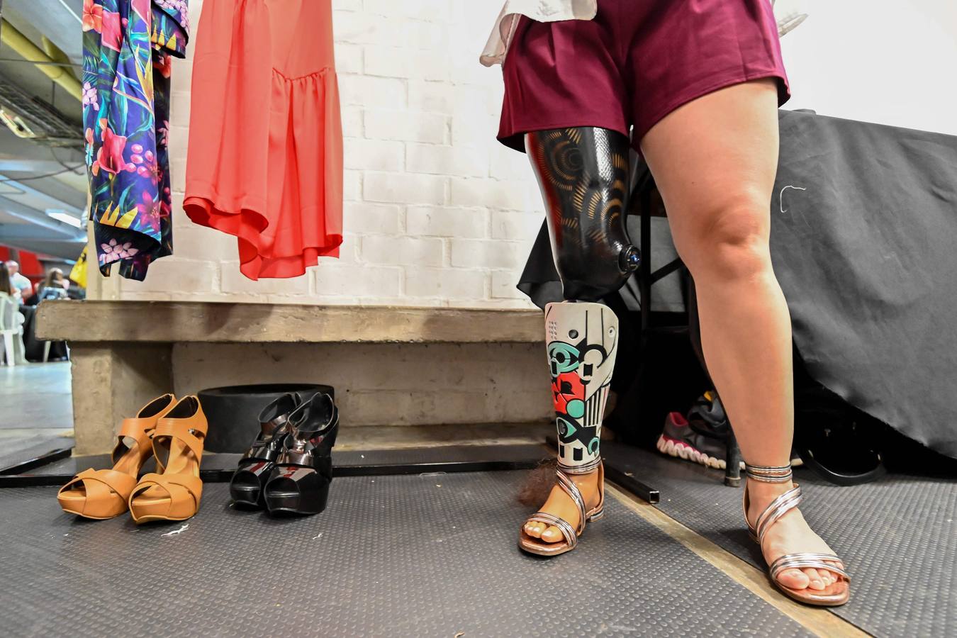 Varios modelos con discapacidad participan en la Pasarela de la Inclusión en Cali (Colombia). En este evento modelos discapacitados, comunidad LGTBI, víctimas de conflicto y comunidades afrocolombianas participan de un espacio de moda, en el que 18 diseñadores muestran colecciones haciendo énfasis en la inclusión.