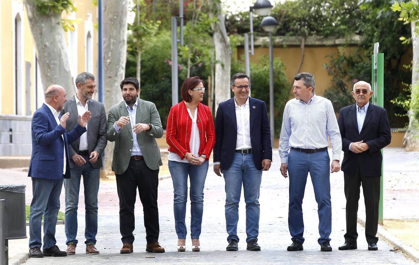 'La Verdad' reúne en la jornada de reflexión a los principales aspirantes a la presidencia de la Región, que desplegaron sonrisas con algún 'recadito'