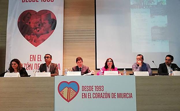 Presentación del Día de la Nutrición que organiza el hospital Morales Meseguer este martes.