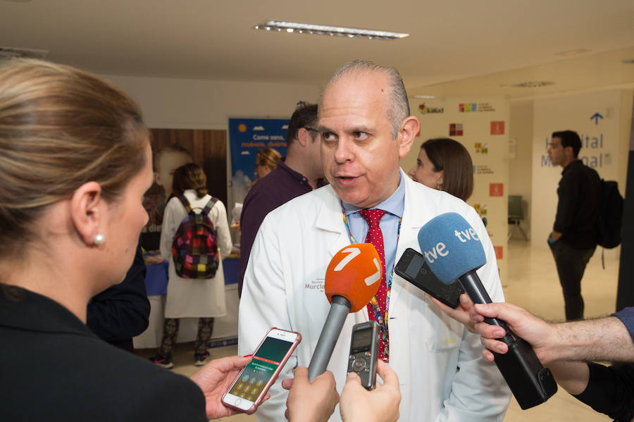 La actividad organizada por el hospital Virgen de la Arrixaca promueve diversas recomendaciones para prevenir enfermedades como la obesidad o las patologías cardiovasculares
