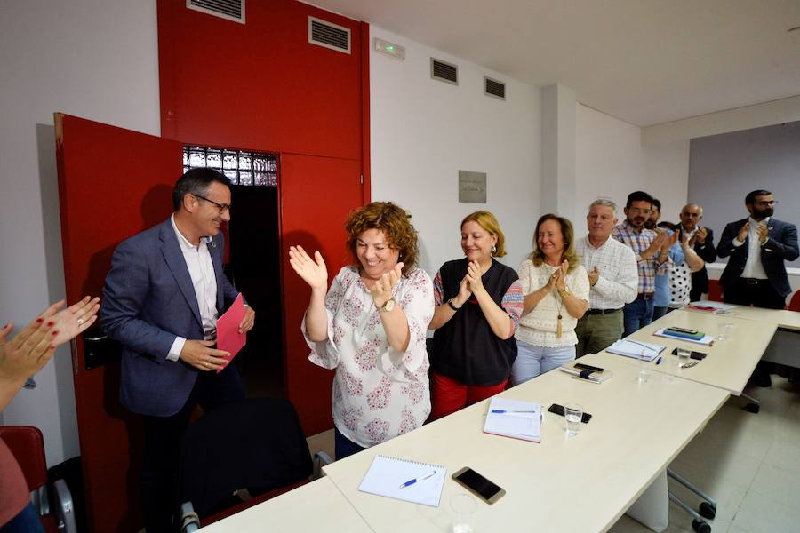 El secretario general del PSRM muestra su voluntad de iniciar de inmediato las reuniones «con luz y taquígrafos» e invita a los líderes nacionales de Ciudadanos a que visiten la Región «para que vean 155 razones para el cambio»