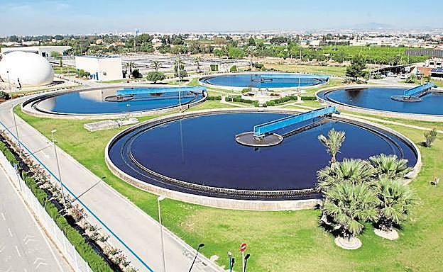 Estación depuradora este del municipio de Murcia.
