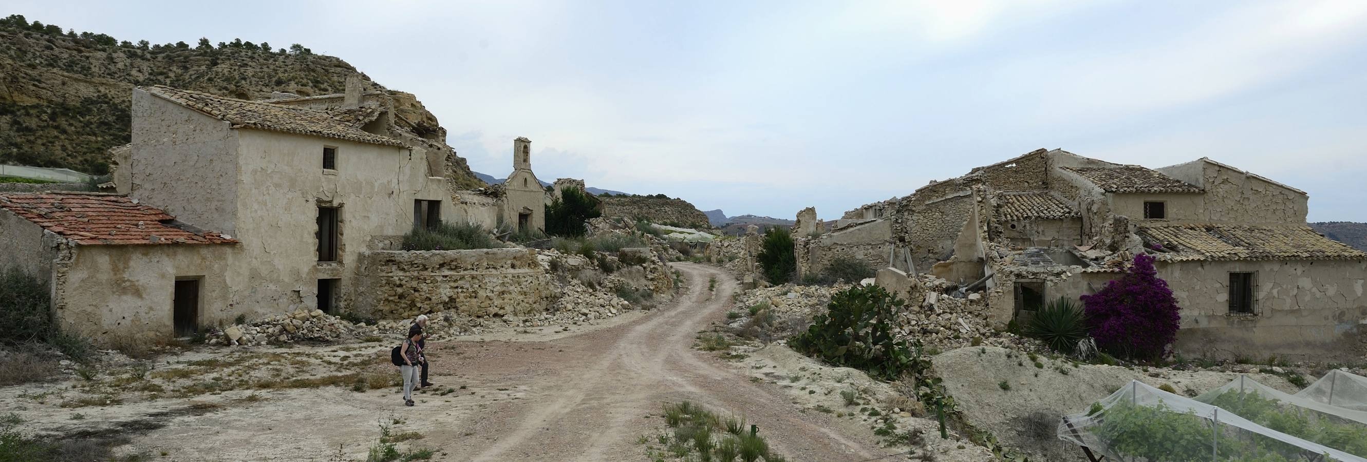 La aldea de Aledo sucumbe al paso del tiempo, devorada por el olvido y la vegetación.