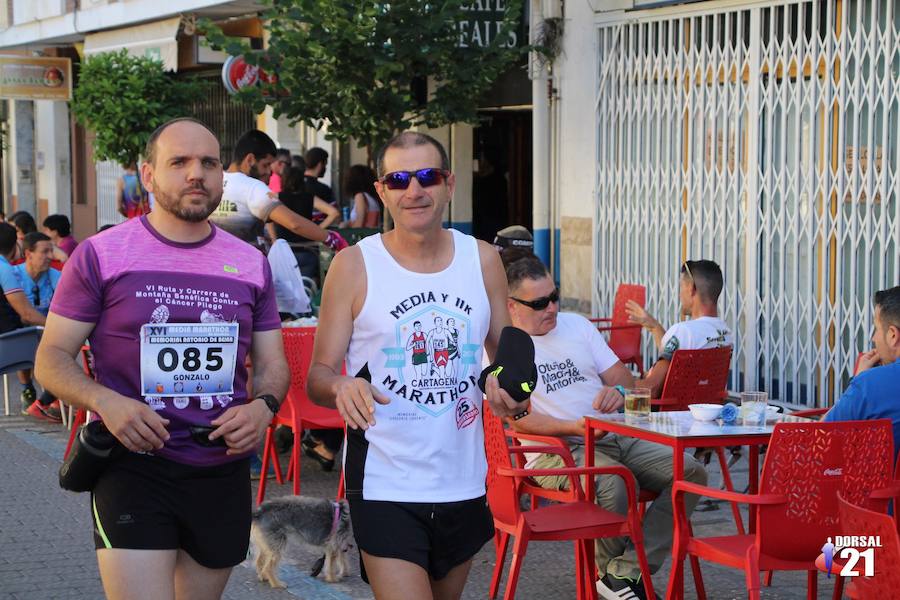 El corredor del C.D. Filippedes Moratalla completa el recorrido en 1 hora y 24 minutos, por el registro de 1 hora y 40 minutos de la atleta del Mobel Automenor Running Club