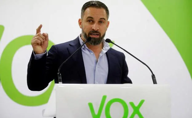 El presidente de Vox, Santiago Abascal, en una foto de archivo.