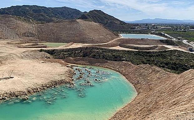 Imagen de archivo del aspecto de la zona tras la extracción de áridos junto a Zeneta. 